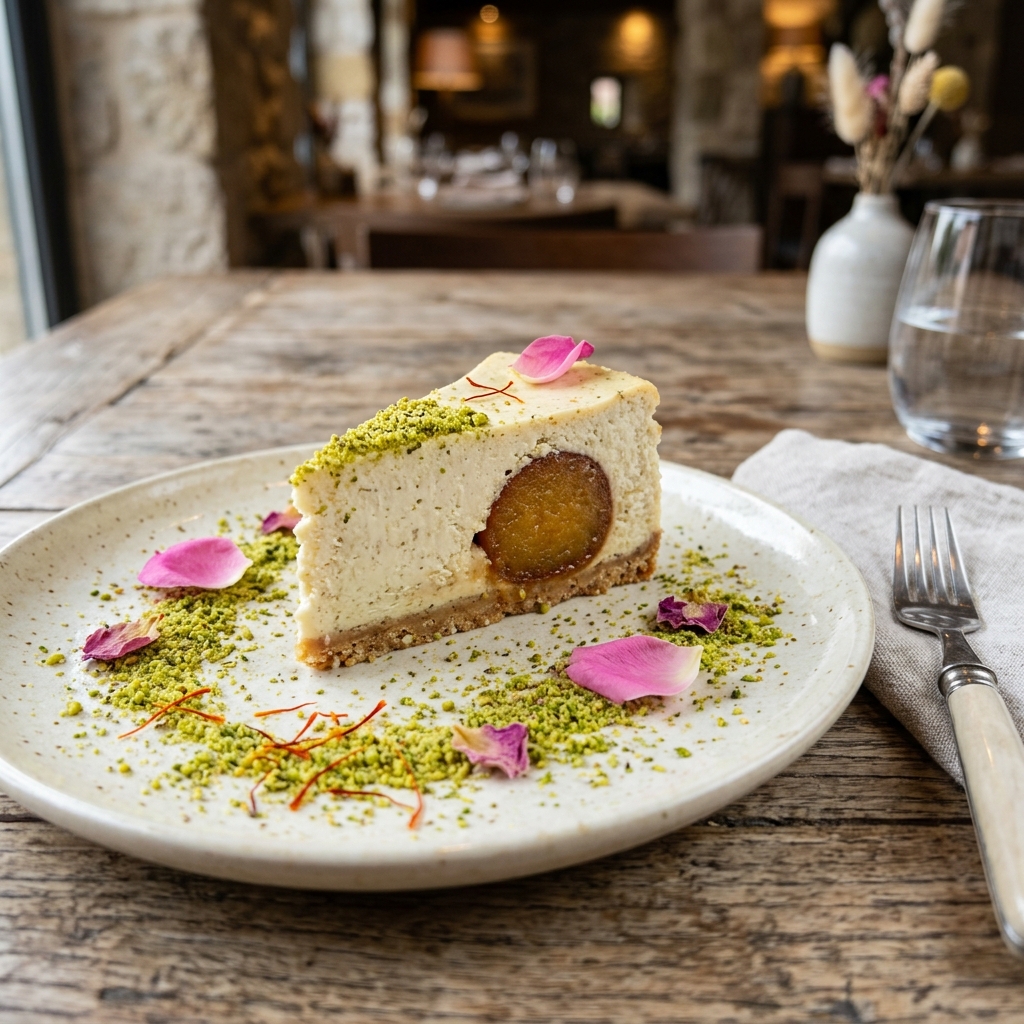 Gulab Jamun Cheesecake